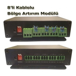 OPAX-816 ARTIRILABİLİR EXTRA 8 BÖLGELİ ZON KARTI NO:9-16 BÖLGELER İÇİN